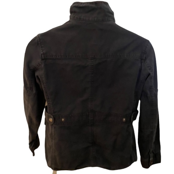 Kut from the KLOTH Gray Utility Full Zip Button Jacket Women M Medium - Picture 6 of 8